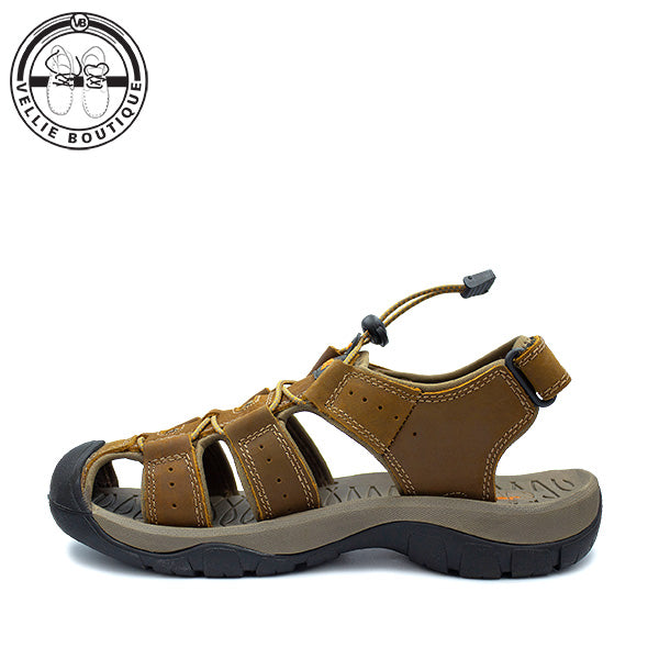 Jeep Trackhawk Closed Sandal - Brown
