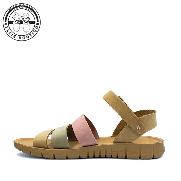 Angelsoft Luna Tan/Olive/Pink [2098]