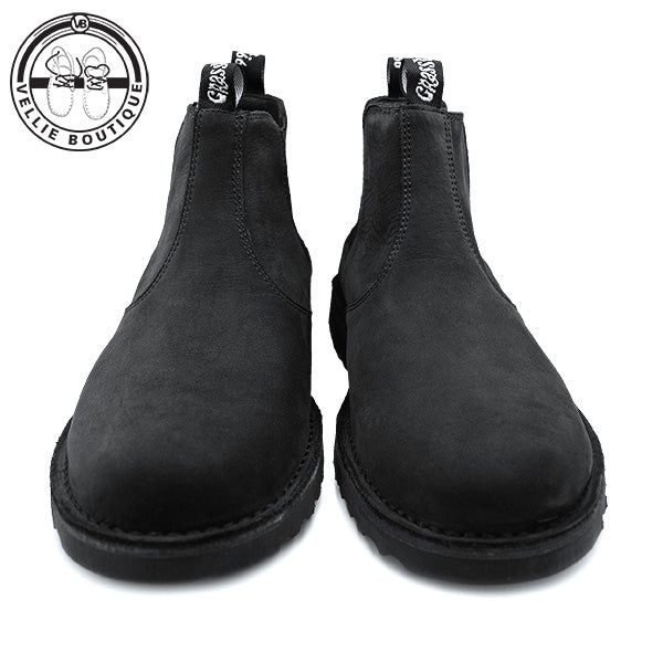Grasshoppers Tyson Chelsea Boot - Black Dallas