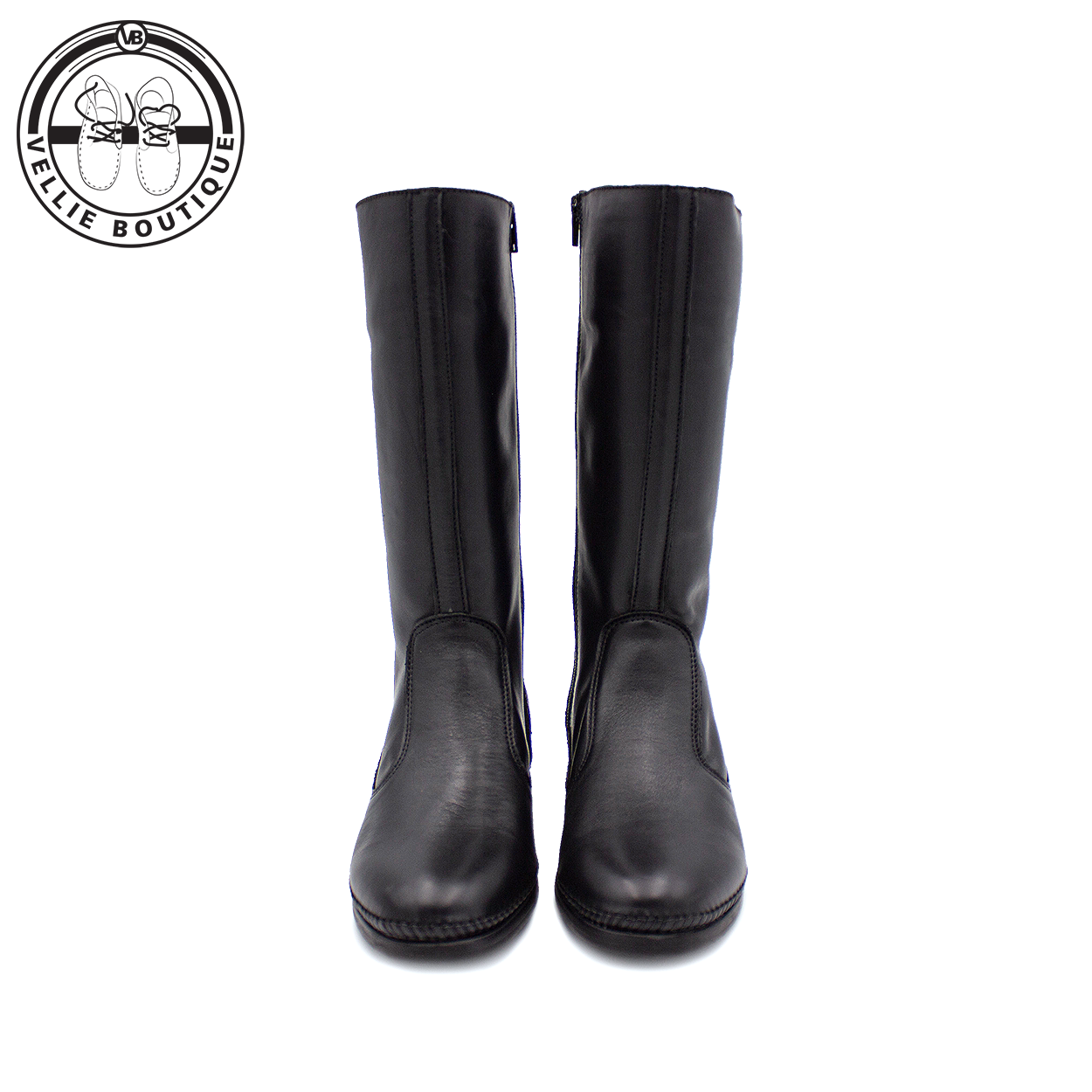 Tsonga Motopi Mid Calf Boot (Black Relaxa)