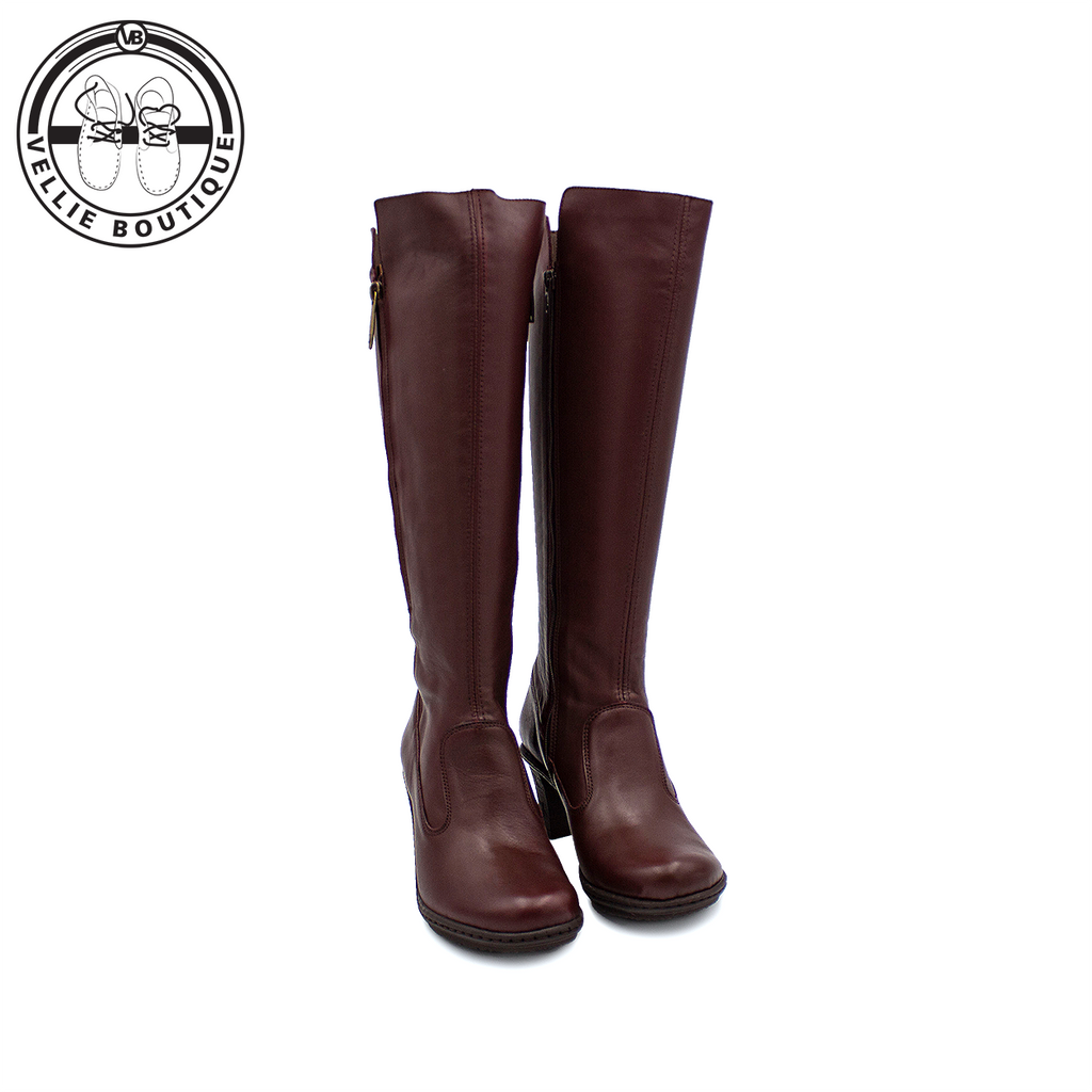 Tsonga Insabule Long Leg Boot (Raisin Relaxa)