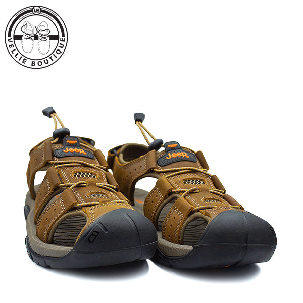 Jeep Trackhawk Closed Sandal - Brown