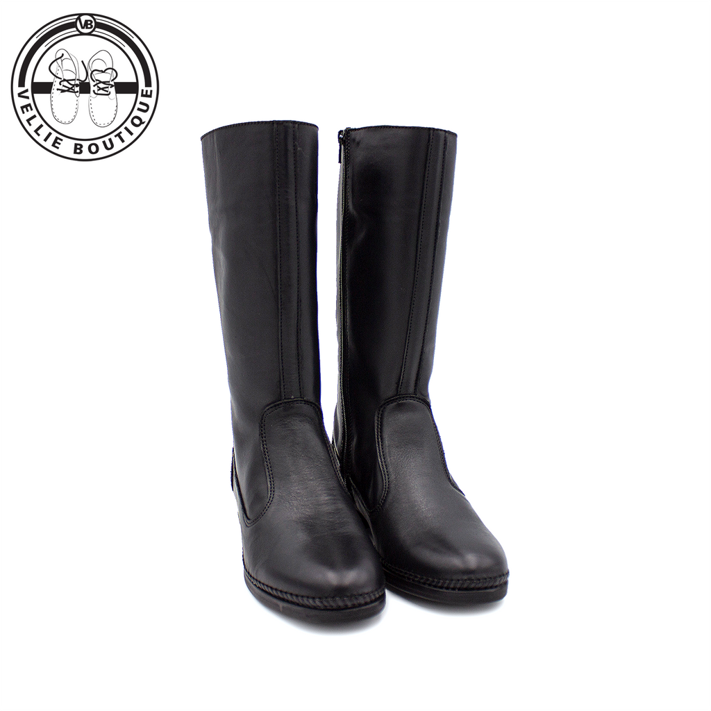 Tsonga Motopi Mid Calf Boot (Black Relaxa)