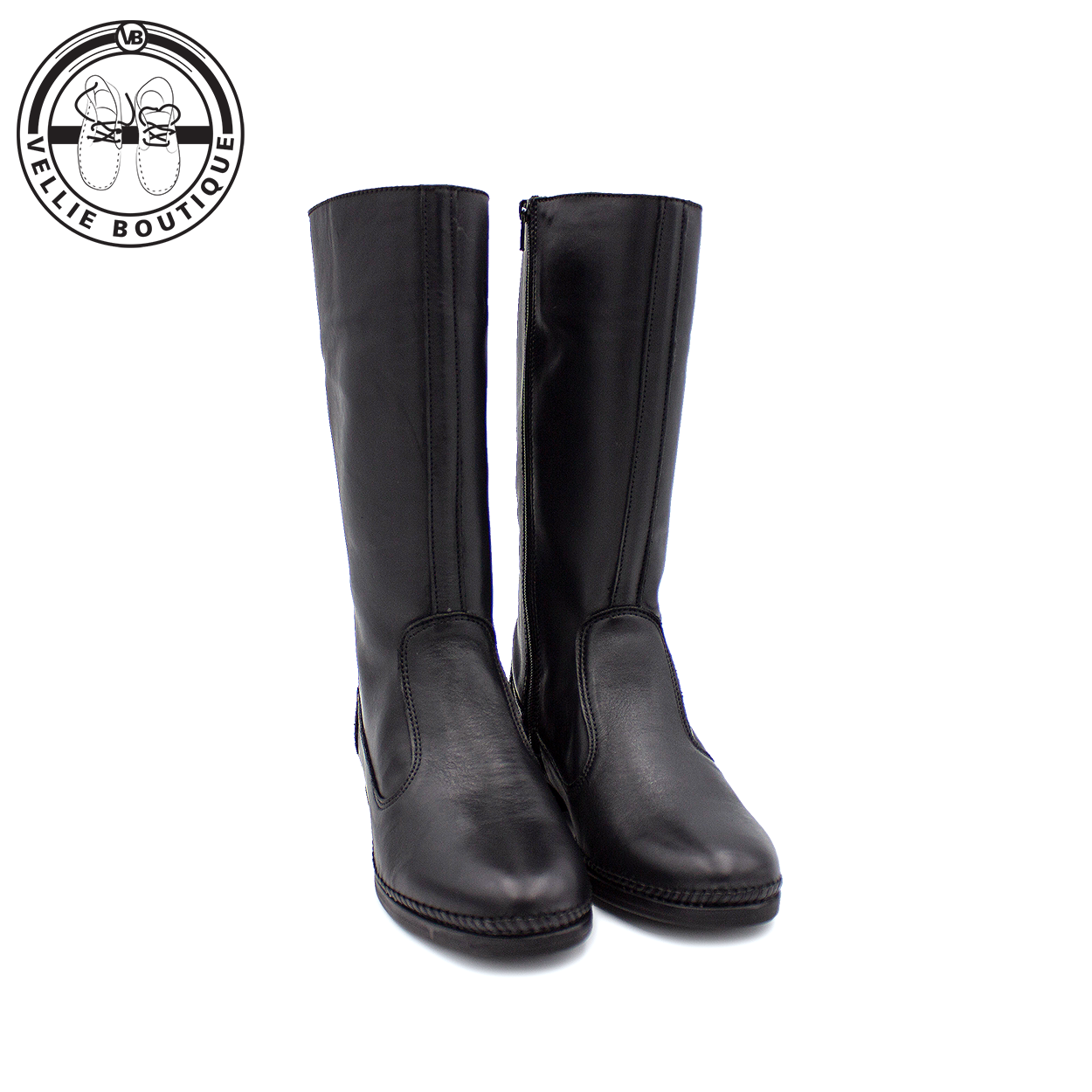 Tsonga Motopi Mid Calf Boot (Black Relaxa)