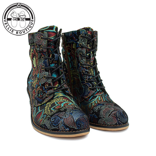 Bohemian Queenie [A315] - Floral Black