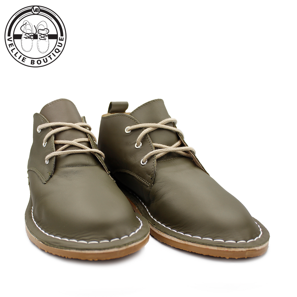 Buttercup Bootie (Dark Khaki) | 495.00 ZAR | Vellie Boutique