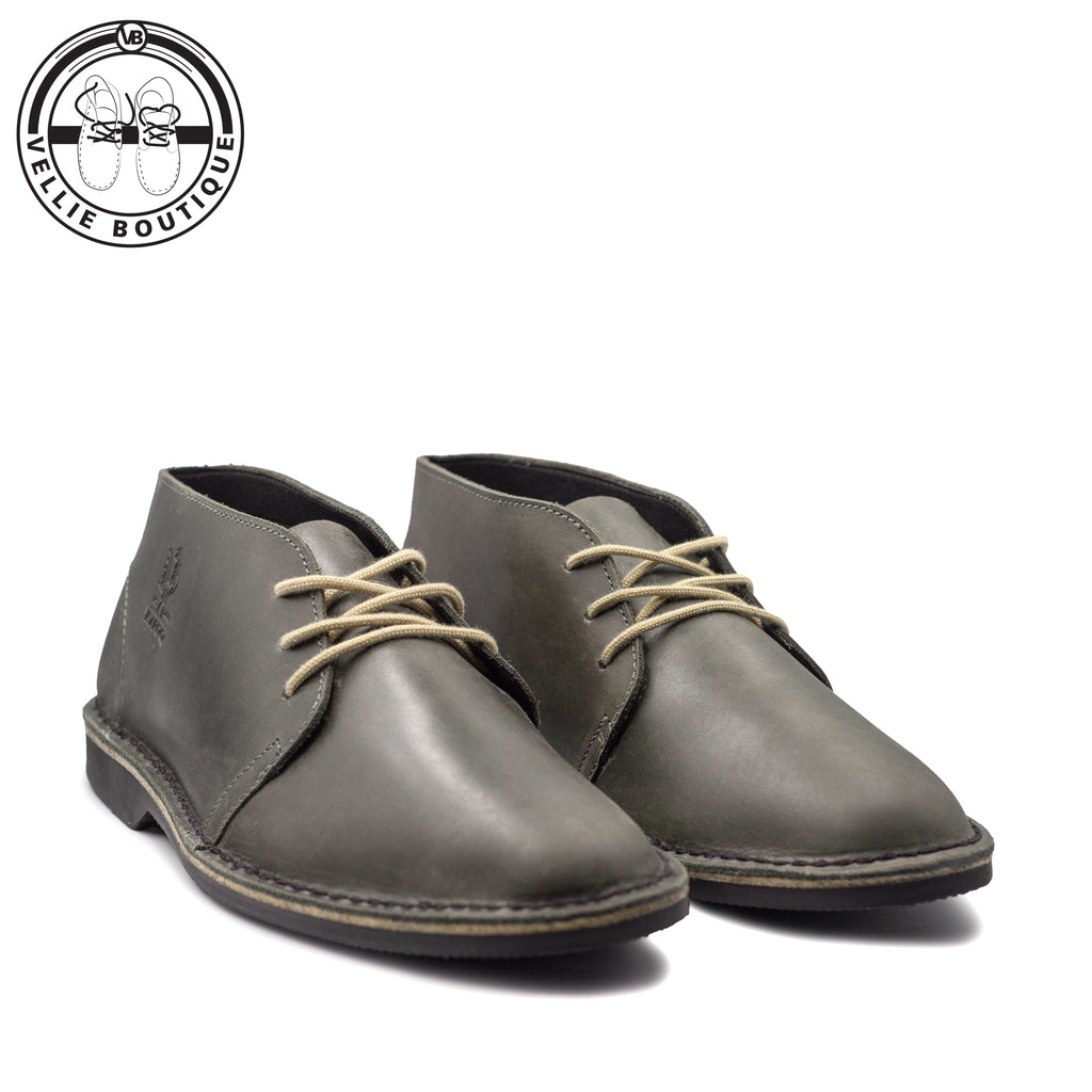 Veldskoen KapoQ Karolis (Fullgrain Grey) [390092]
