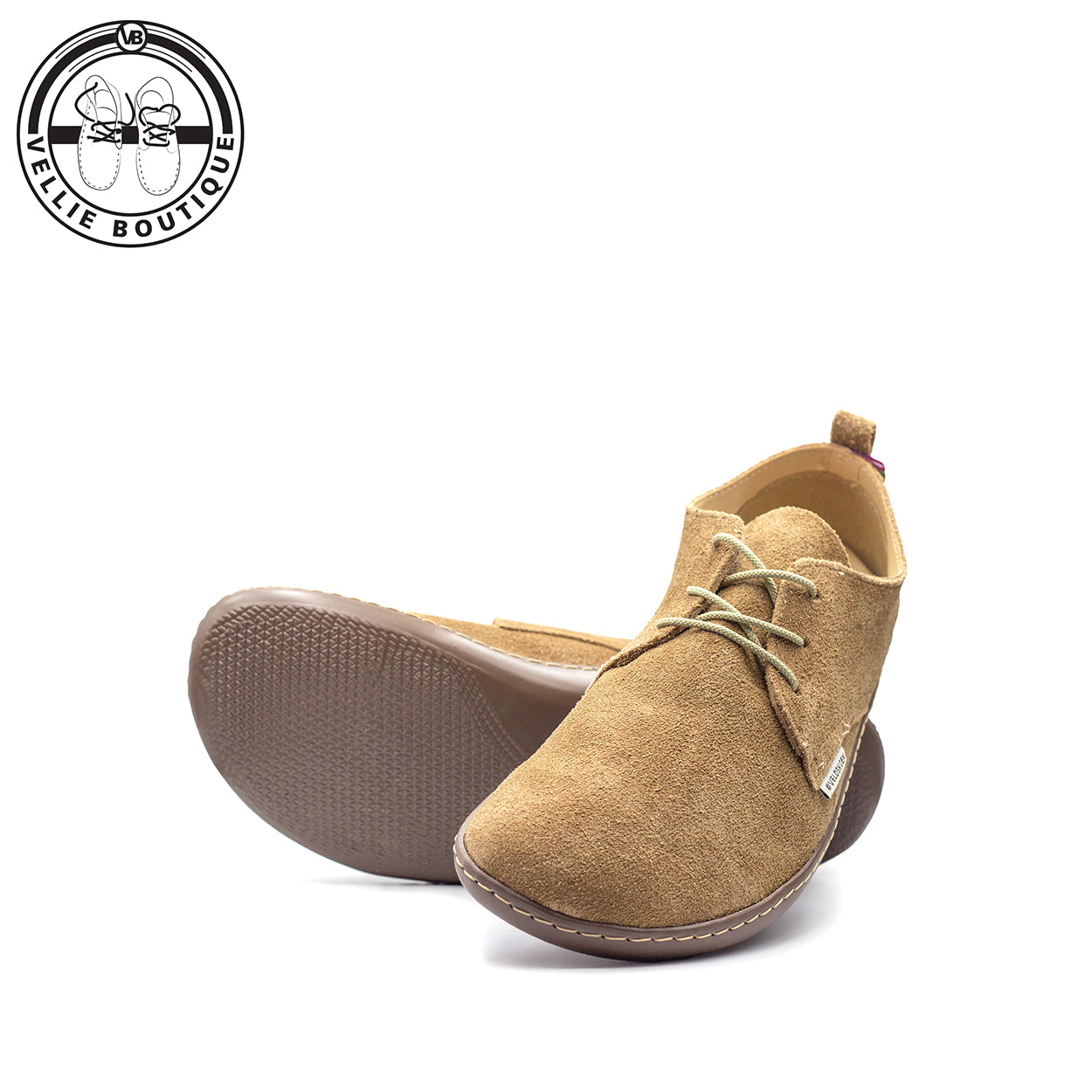 Veldskoen Kaalvoet Klonkie Bucket Sole - Suede – Vellie Boutique