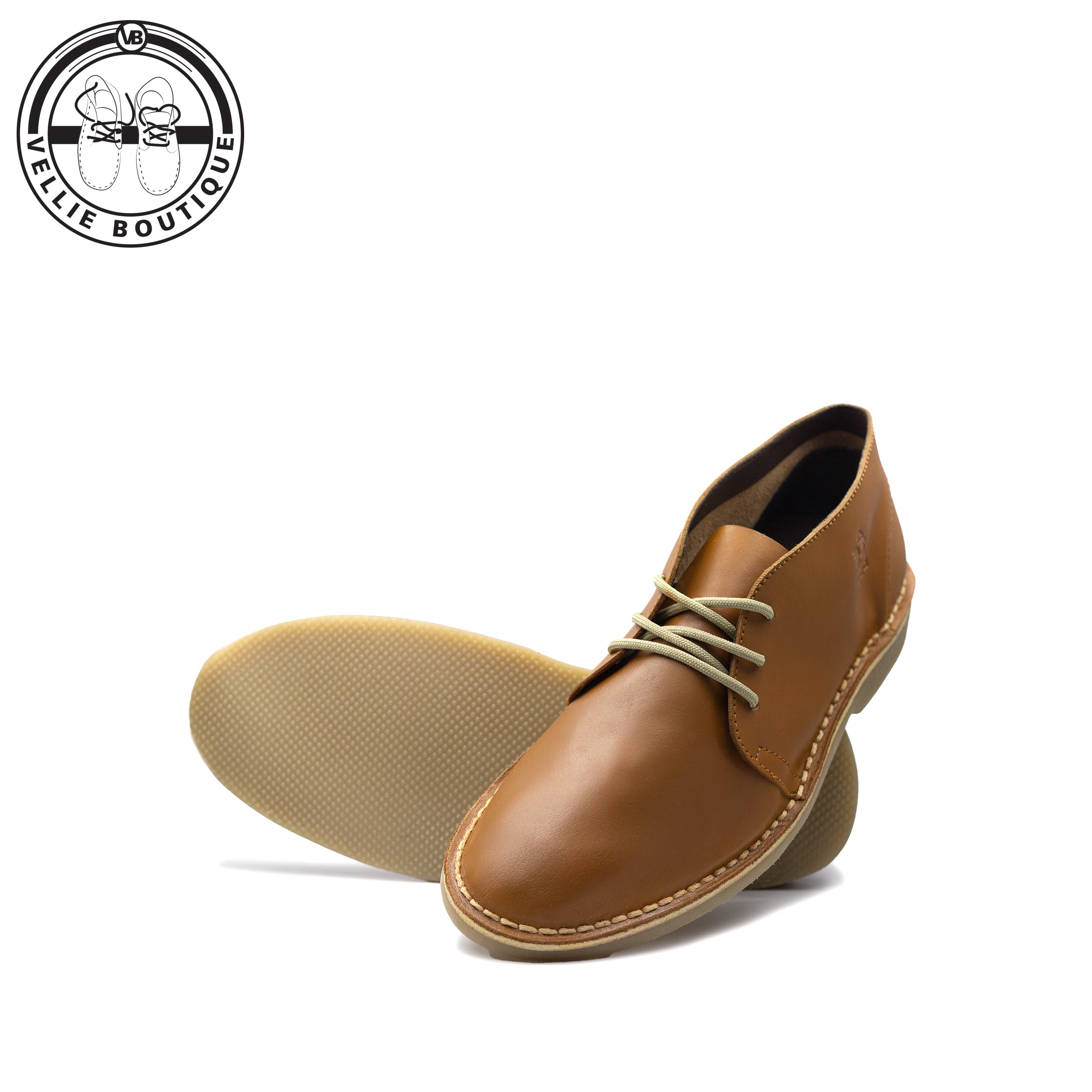 Veldskoen KapoQ Karolis (Fullgrain Tan) [390092]
