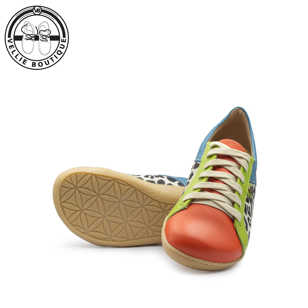 
                  
                    Esthe Barefoot Skaamrosie - Coral/ Bright Lime Combo
                  
                