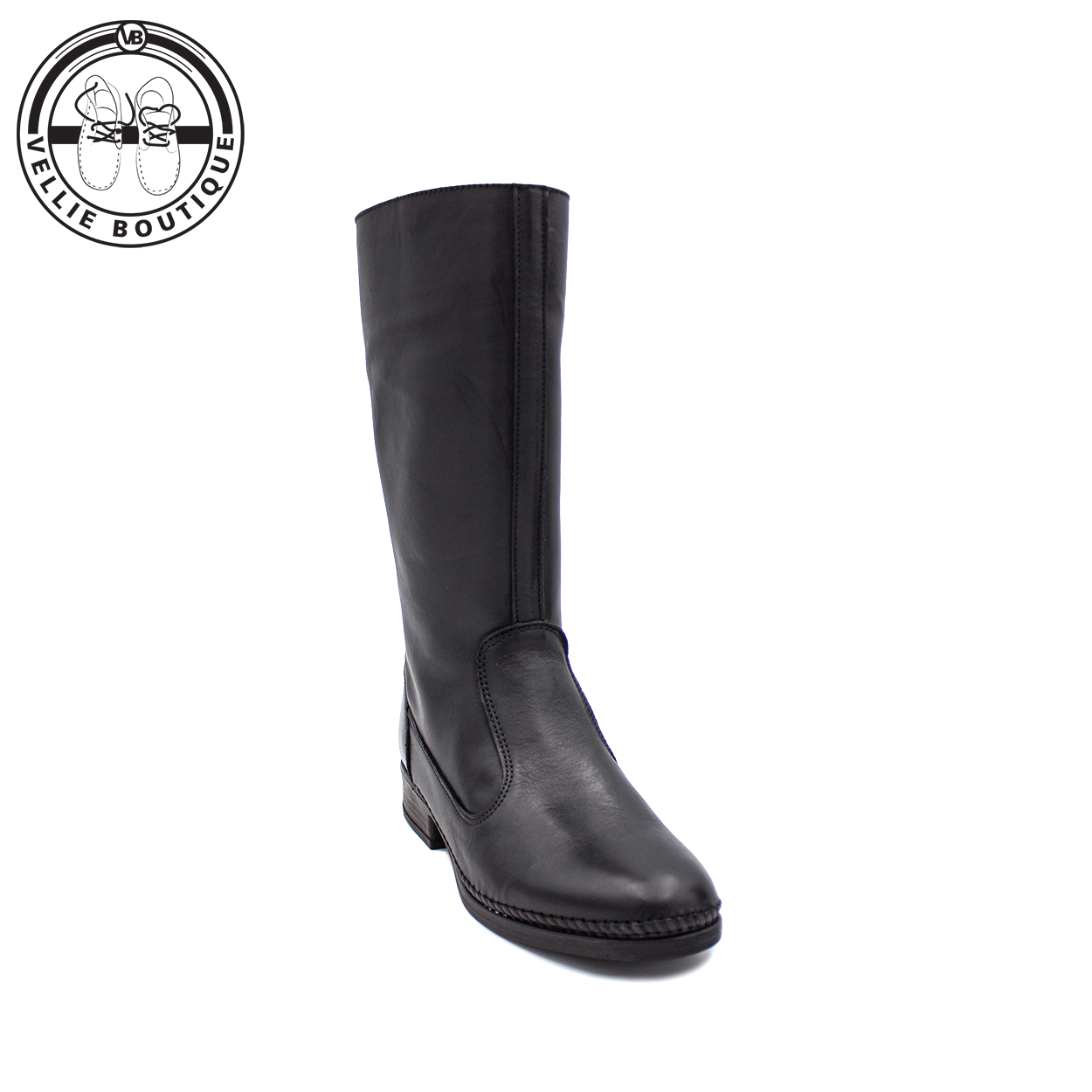 Tsonga Motopi Mid Calf Boot (Black Relaxa)