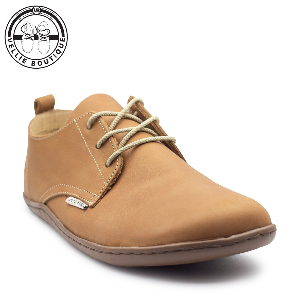 #Veldskoen Kaalvoet Klonkie Bucket Sole - Tan