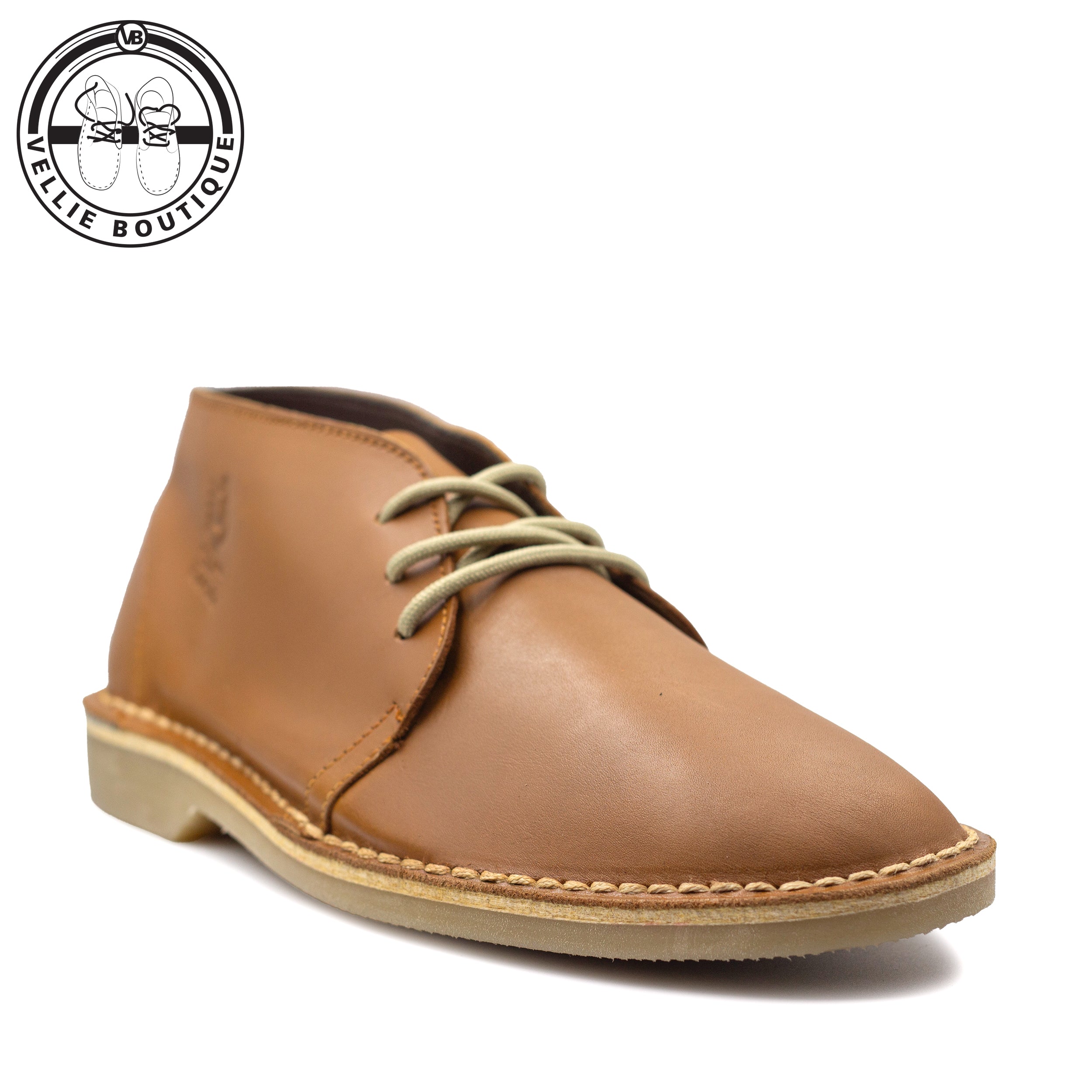 Veldskoen KapoQ Karolis (Fullgrain Tan) [390092]