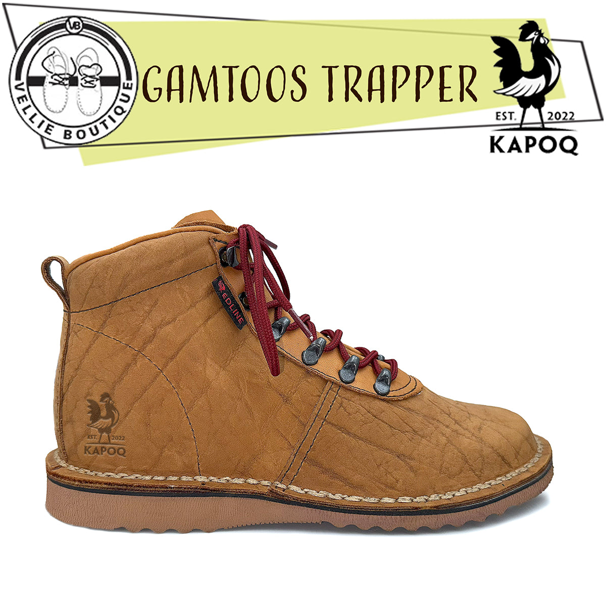 KapoQ Redline - Gamtoos Trapper (Wedge Sole) – Vellie Boutique