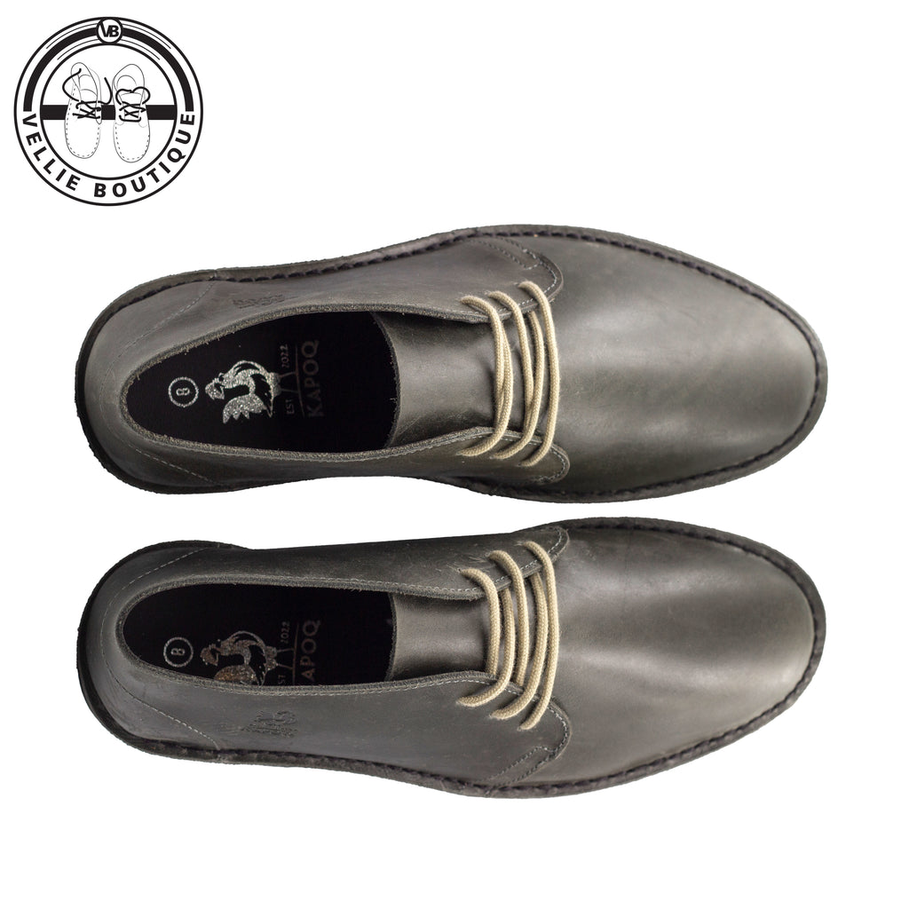 Veldskoen KapoQ Karolis (Fullgrain Grey) [390092]