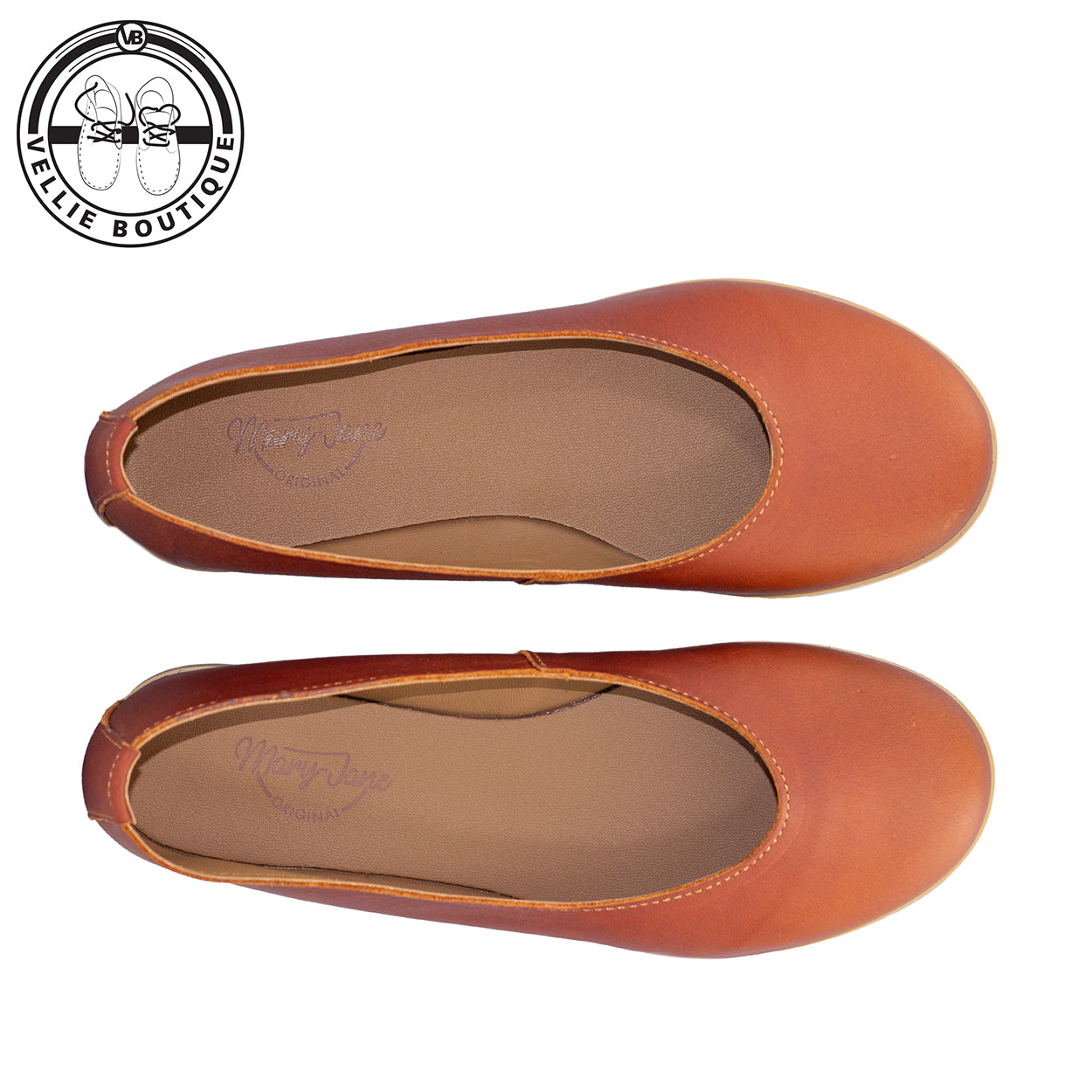 Mary Jane - Pump Honey-Rust