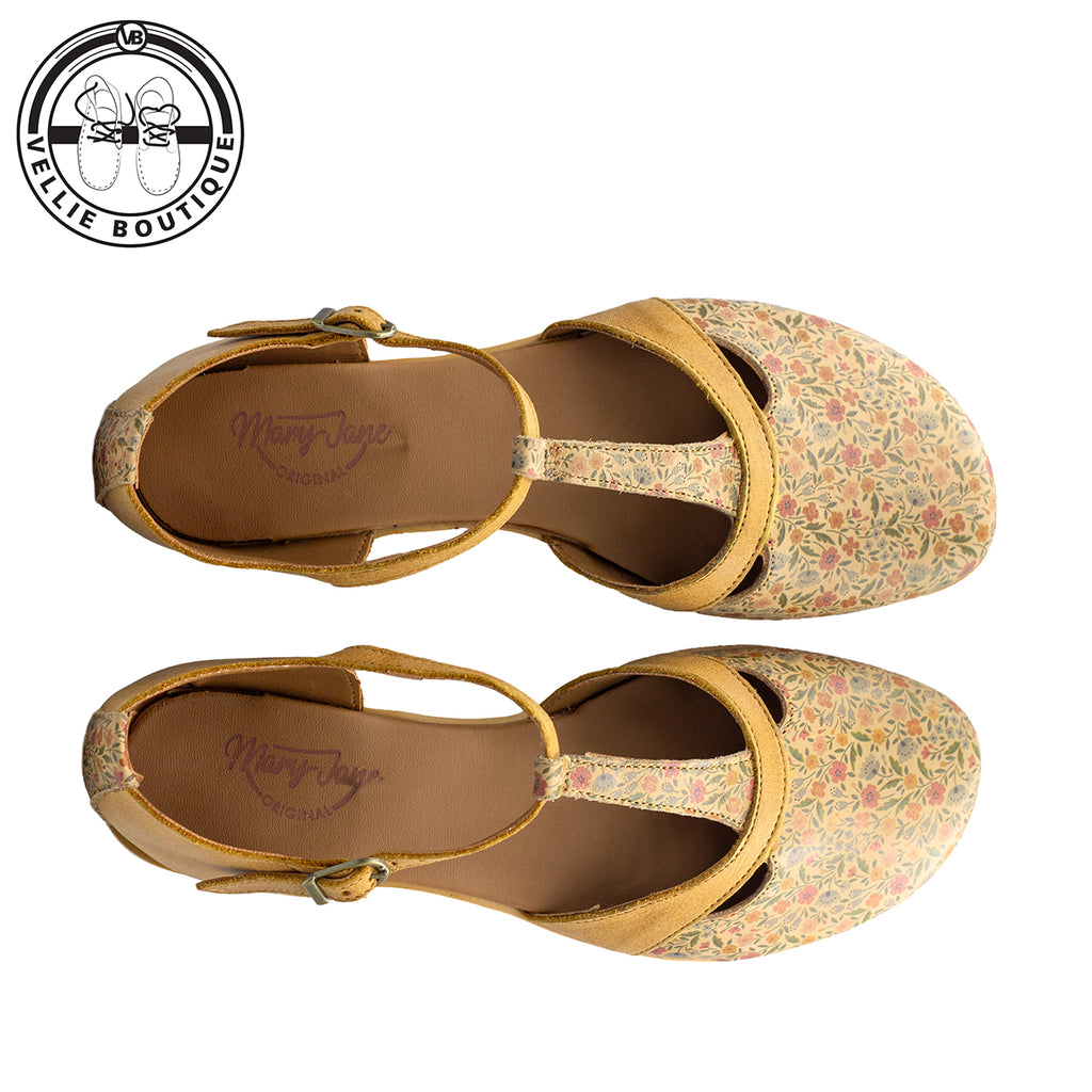 Mary Jane Veldblom - Toffee / Floral