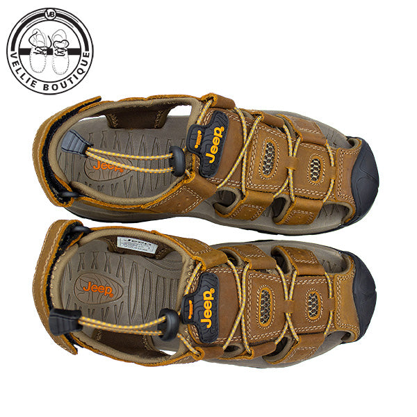 Jeep Trackhawk Closed Sandal - Brown