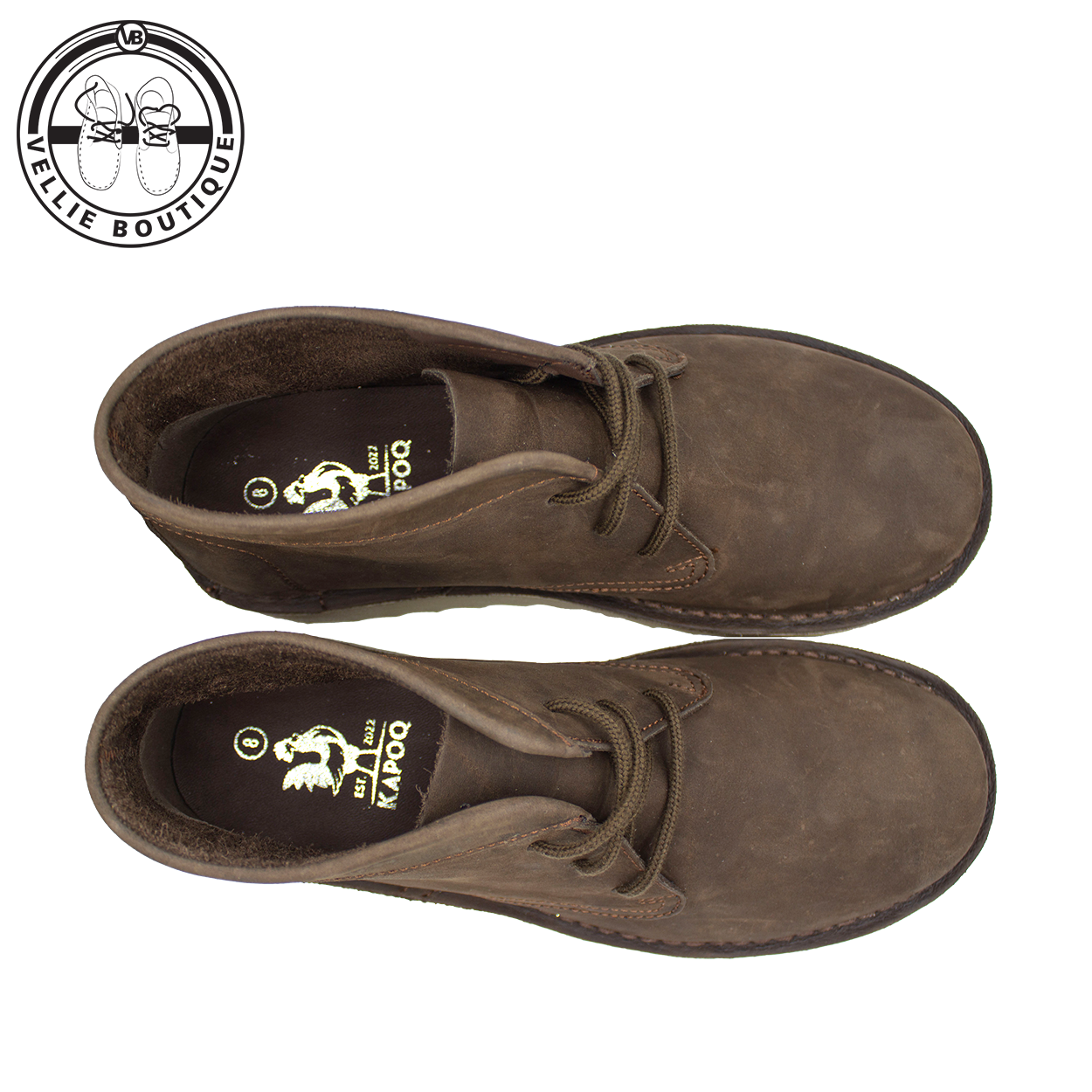 KapoQ Sandveld Flat Sole Vellie (Brown)