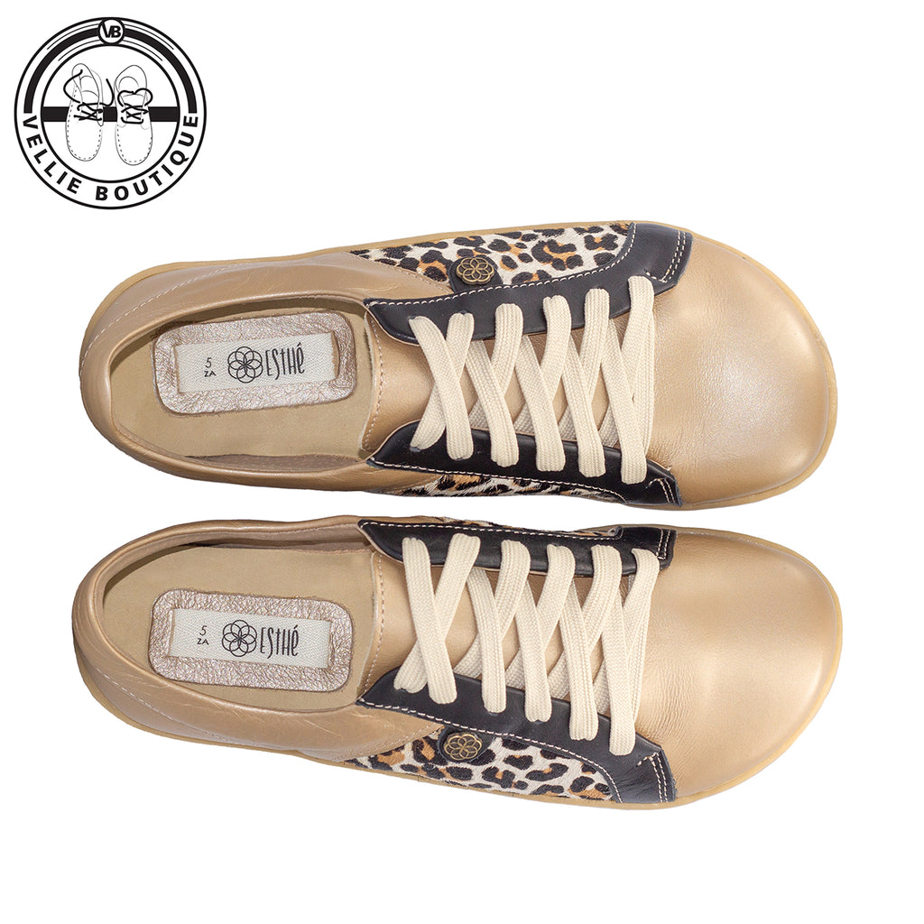 Esthe Barefoot Skaamrosie - Gold/Black/Jaguar