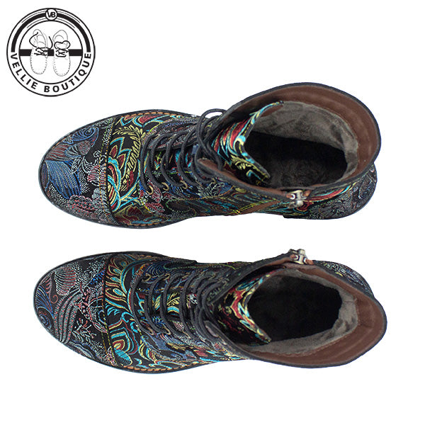 Bohemian Queenie [A315] - Floral Black