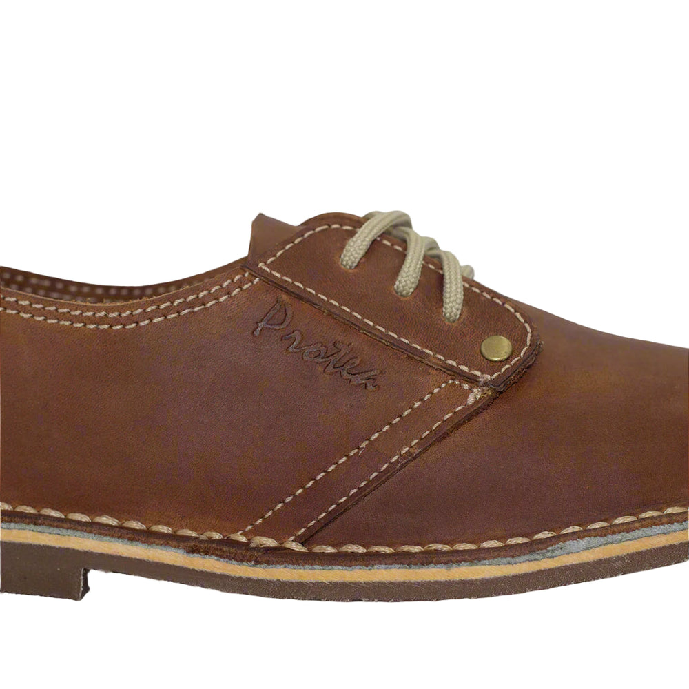 
                  
                    Ladies Brown leather shoe, low cut
                  
                