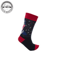 Vincent Black and Red Socks