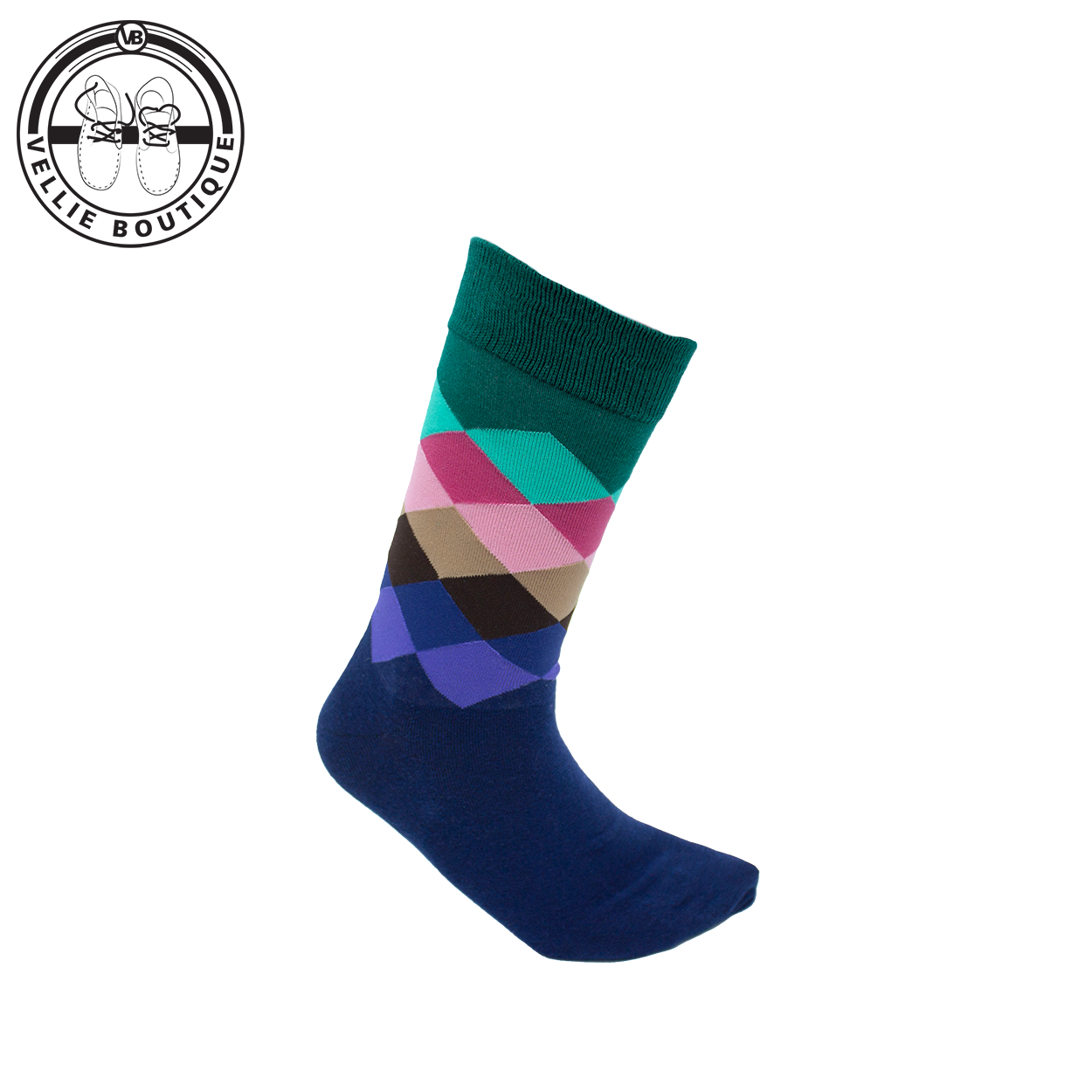 Putting Green Diamond Socks