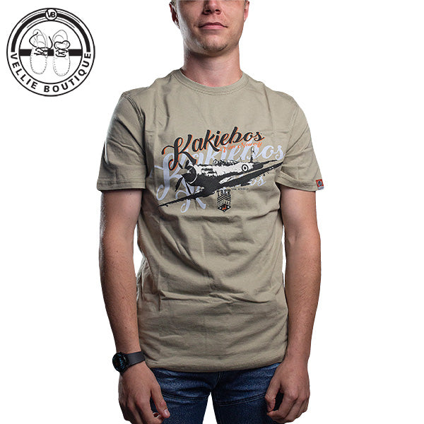 Kakiebos Mens Spitfire Tee - Khaki