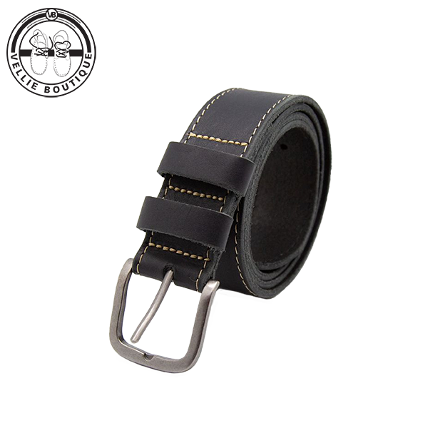 Jeep U Stitched Belt - Black
