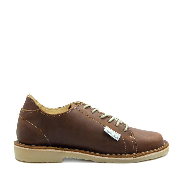 Angelsoft Cindy Lace-up Leather Sneaker (Rose Gold) | Vellie Boutique