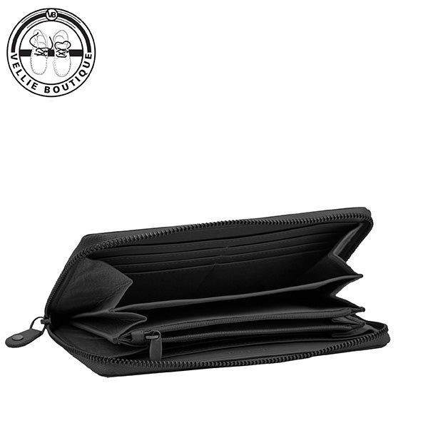 Bossi Leather Taylor Leather Wallet - Black