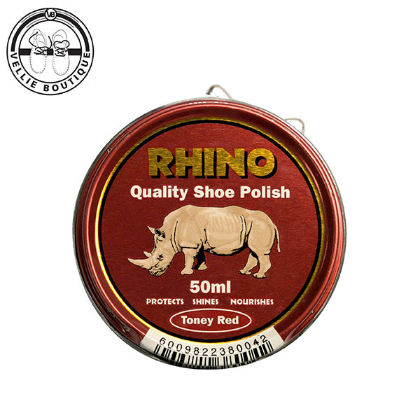 Rhino Shoe Polish - Toney Red