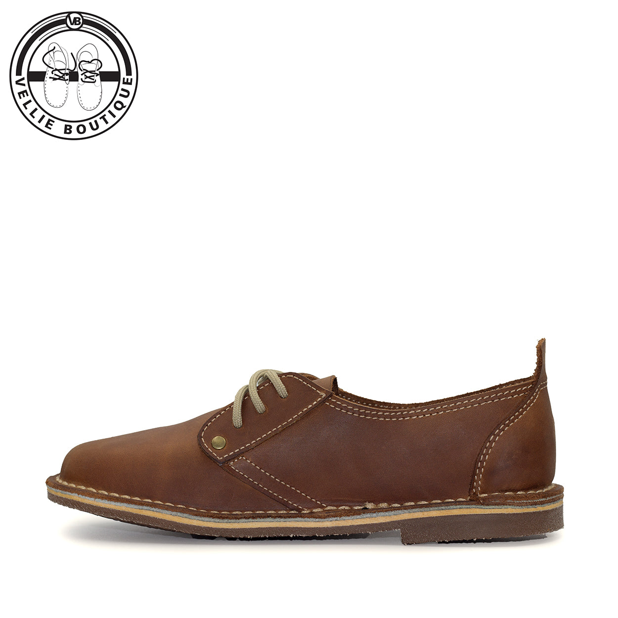 Brown Leather Shoe
Bruin Egte Leer skoen
