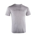 Wildebees Mens Casual T-Shirt Badge Emboss - Grey