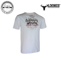 Wildebees Mens Dinkskrum Tee (Puff) - White
