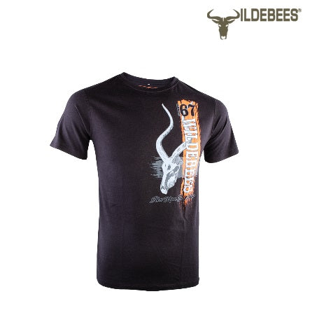 
                  
                    Wildebees Mens T-Shirt Vertical Skull Tee - Black
                  
                