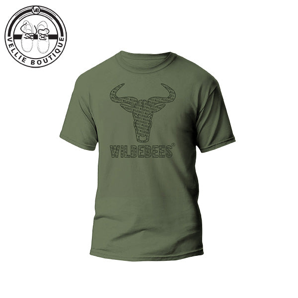 Wildebees Mens HD Repeat Tee - Green