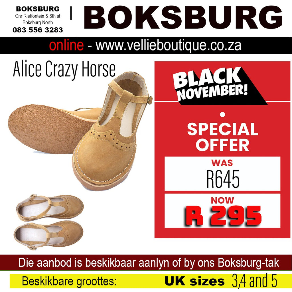 Alice Crazy Horse (Tan)