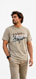 Kakiebos Mens Spitfire Tee - Khaki
