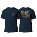 Wildebees Mens Schematic Tee - Indigo