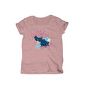 Wildebees Girls Happy Rhino Tee - Pearl