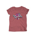 Wildebees Girls Wild Bouquet Tee - Burnt Coral