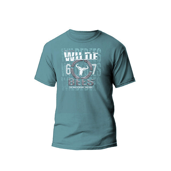 Wildebees Mens Concrete Scope Tee - Blue