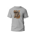 Wildebees Mens Extreme Mud Sling Tee - Grey Melange