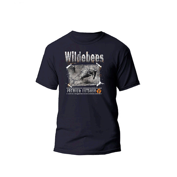 Wildebees Mens Migration Tee - New Navy