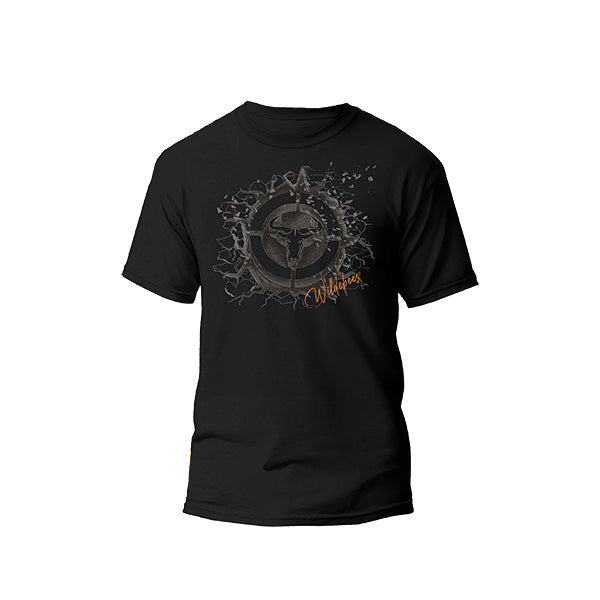 Wildebees Mens Mud Crack Tee - Black