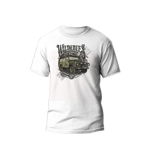 Wildebees Mens Off-Road Tee - White