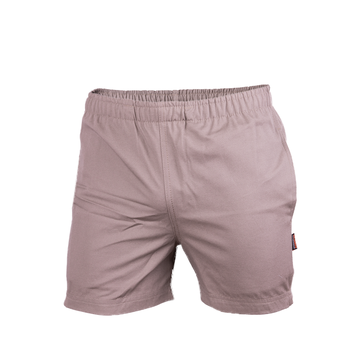 Wildebees Mens Plain Braai Short 12cm Inleg Khaki