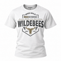 Wildebees Mens Puff Badge Tee - White
